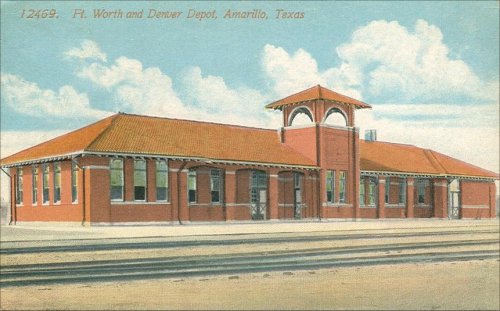 Fort Worth & Denver Depot - 1908