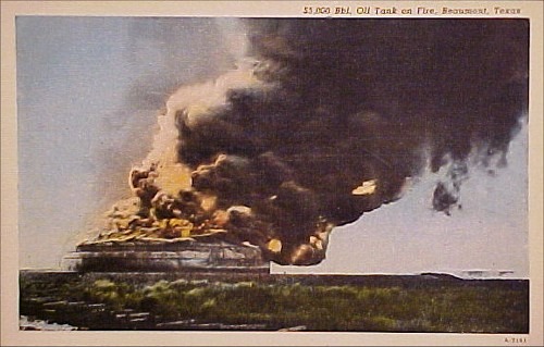 Oil Tank Fire