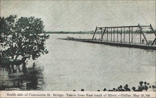 Commerce Street Bridge - Flooded 1908