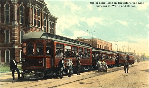 Interurban Train Line - 1923