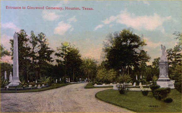 Glenwood Cemetery Entrance - 1910
