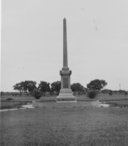 Front of Fannin Battlefield