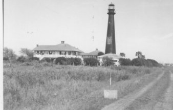 Front of Bolivar Point Lighthouse